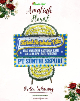 Papan Bunga Duka di Banggai