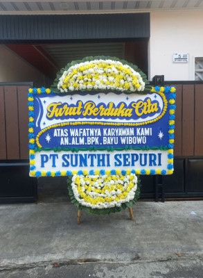 Papan Bunga Duka di Banggai